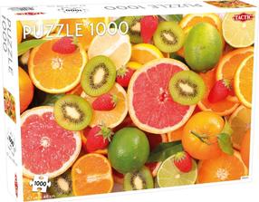 Dėlionė Tactic Fruits 374100, 48 cm x 67 cm, 1000 vnt., įvairių spalvų