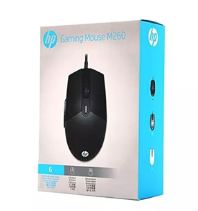 Vadu spēļu pele HP M260, melna krās.