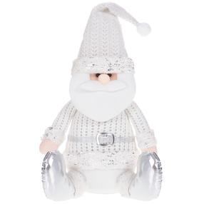 Kalėdinė dekoracija, "Kalėdų senelis" Springos Santa Claus CA0329, 43 cm, balta sp.