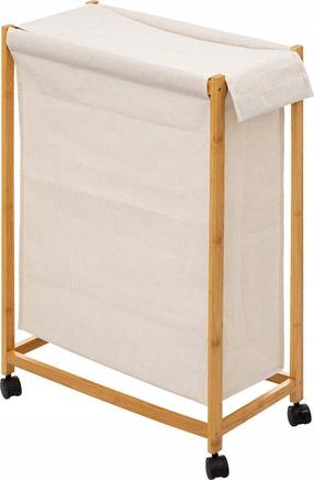 Veļas grozs 5five Simply Smart, 52 l, bēša krās., 55 cm x 28 cm x 80 cm