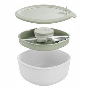 Indelis maistui, su stalo įrankiais BergHOFF Flatware, 1.6 l, 19.5 cm x 19.5 cm, žalia sp.