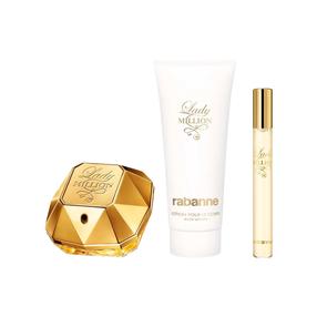 Dovanų komplektas moterims Paco Rabanne Lady Million g, 3 vnt.