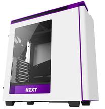 Datora korpuss NZXT, balta krās./violeta krās.