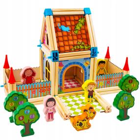 Набор игрушечных блоков Kruzzel House 26452, 268 шт., многоцветный