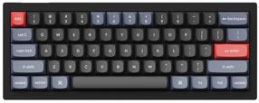 Laidinė žaidimų klaviatūra Keychron V4 V4 Carbon Black Hot-Swap Keychron K Pro Brown, Anglų (US), mėlyna sp./juoda sp./raudona sp.