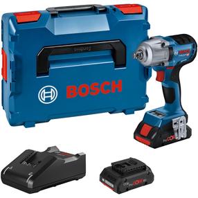 Akumuliatorinis smūginis suktuvas su akumuliatoriumi Bosch GDS 18V-450 HC, 18 V, 4 Ah, 5 vnt.