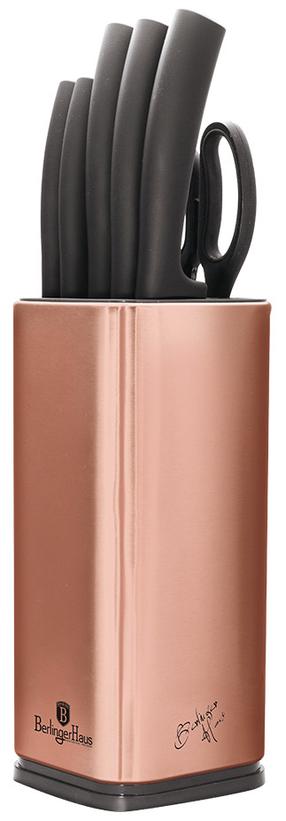 Virtuvinių peilių komplektas Berlinger Haus Rose Gold Collection BH/2401, 7 vnt.