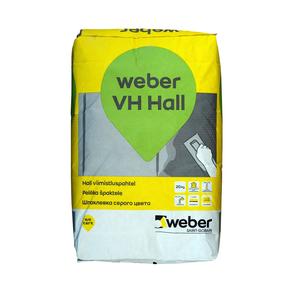 Špaktele Saint-Gobain Weber VH, izlīdzinošs, pelēka krās., 20 kg