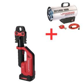 Vamzdžių presavimo įrankis Rothenberger Romax Compact III, 18 V