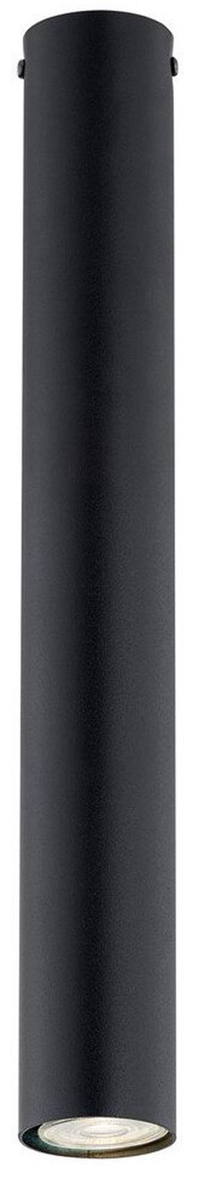 Lampa griesti Emibig Tecno 1L 1316/1L, GU10, 1, melna krās. / melna krās., 6 x 60 cm