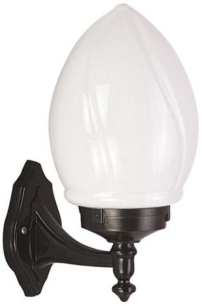 Sieninis lauko šviestuvas Opviq BAP-68204-BSY-M1, 60W, E27, IP65, juoda sp., 25 cm x 35 cm