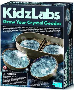 Набор для выращивания кристаллов 4M KidzLabs Geode Crystal Growing, многоцветный