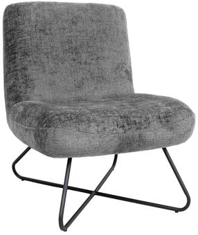 Krėslas Home4you Farica, tamsiai pilka sp., 74 cm x 65 cm x 84 cm