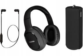 Беспроводные наушники Toshiba HSP-3P19 Triple Pack, черный цв.