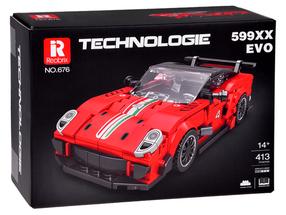 Konstruktors, automašīna Technologie 599XX Evo ZA5261, 413 gab., sarkana krās.