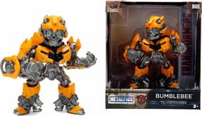Фигурка-игрушка Transformers Metalfigs Bumblebee, 10 см, серебристый цв./желтый цв.