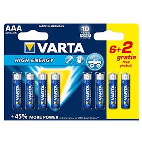 Elementai Varta High Energy, AAA, 1.5 V