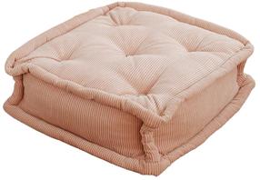 Grīdas spilvens Atelier Del Sofa Biskuvi, rozā krās., 55 cm x 55 cm