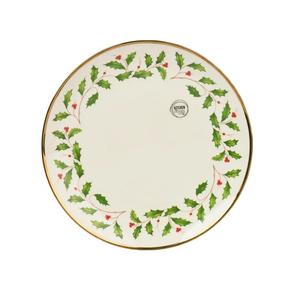 Ziemassvētku šķīvis pusdienu, 27 cm x 27 cm, daudzkrāsaina