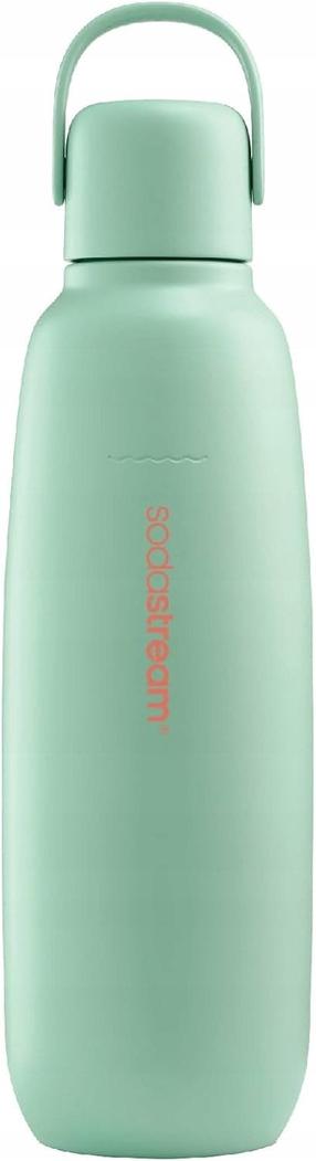 Sporta pudeles un šeikeri SodaStream Fizz & GO, piparmētra (mint) krās., nerūsējošais tērauds, 0.9 l