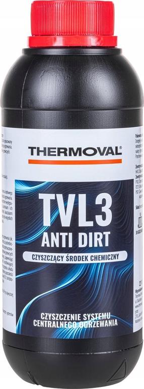 Tīrīšanas līdzeklis Thermoval Anti-Dirt, grūti noņemamiem netīrumiem, 1 l