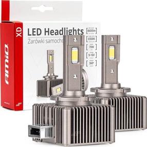 Auto spuldze AMiO XD D1S D1R Canbus 03310, led, balta krās., 16 V