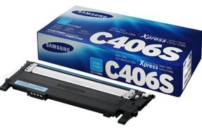 Tonerių kasetė Samsung CLT-C406S, mėlyna sp.