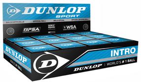 Skvošo kamuoliukas Dunlop INTRO, 12vnt