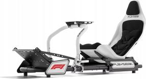 Žaidimų kėdė Playseat Formula Instinct F1 Edition, 150 x 60 x 87 cm, balta sp./juoda sp.