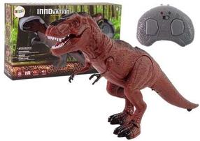 Радиоуправляемый динозавр Lean Toys Innovation T-Rex, 14 см, коричневый цв.