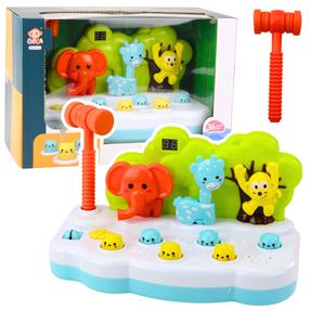 Spēle Lean Toys Whack A Mole, 14 cm, daudzkrāsaina