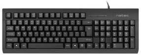 Проводная компьютерная клавиатура Natec NKL-1055, EN, черный цв.