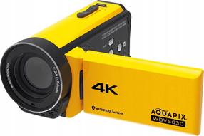 Videokamera Easypix WDV5630, dzeltena krās., 4096 x 2160