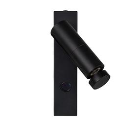 Šviestuvas sieninis Light Prestige Miri LP-1507/1W BK, LED, 3000 °K, 1 x 3 W, juoda sp. / juoda sp.
