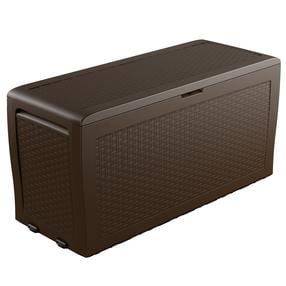 Sodo daiktadėžė Keter, 117 cm x 45 cm x 57 cm, ruda sp.