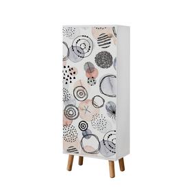 Apavu skapis Kalune Design Vegas B 944, balta krās., 38 cm x 50 cm x 135 cm