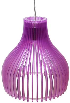 Lampa karināms Candellux Buren 31-50314, E27, 1 x 60 W, violeta krās. / hroma krās., 26 x 25 cm