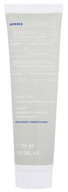 Sejas tīrīšanas līdzeklis Korres Olympus Tea Detox Toning Emulsion Cleanser, 150 ml