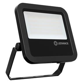 Prožektorius be judesio daviklio, tvirtinamas prie sienos Ledvance, 65 W, 8000 lm, 4000 °K, IP65, juoda sp.