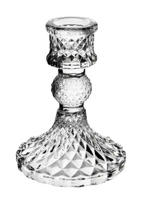 Žvakidė Mondex Patricia HTID1655, stiklas, 10.5 cm, skaidri sp.