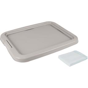 Tualete suņiem Flamingo Training Pad 507675, M, 60 cm x 45 cm, 11 gab. pelēka krās.