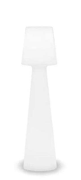 Pastatomas lauko šviestuvas New Garden Lola 110 Battery, 1.5W, G13, IP65, balta sp., 26.5 cm x 110 cm