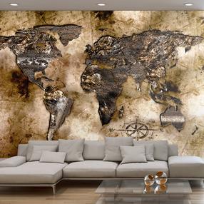 Fototapetas Artgeist Old World Map, 210 cm x 300 cm
