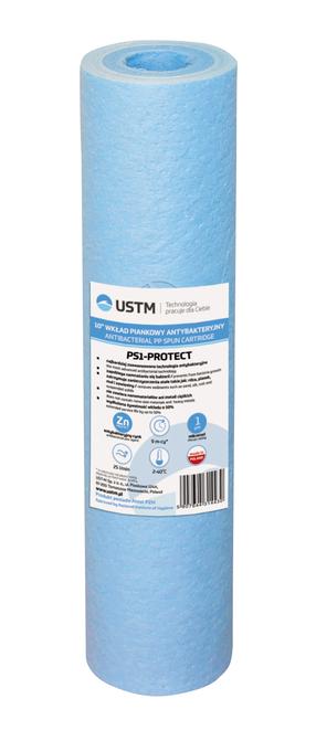 Кассета для фильтра раздувной полипропилен USTM PS1-PROTECT, полипропилен, 10", 1 микрон