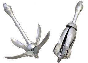 Inkaras Akara Folded Anchor, 4000 g, sidabro sp.