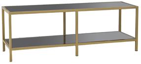 ТВ стол Kalune Design Basic, золотой цв./темно-серый цв., 130 см x 40 см x 45 см