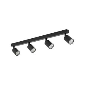 Lampa pārvietojams TK Lighting Top 6177, GU10, 4 x 10 W, melna krās. / melna krās.