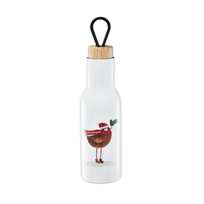 Termopudele Ambition Forest Birdy, 0.4 l, balts krās./sarkana krās./brūna krās.