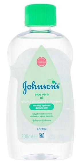 Ķermeņa eļļa Johnson's Baby Aloe Vera, 139272, 200 ml