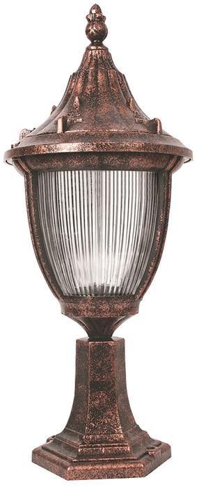 Pastatomas lauko šviestuvas Opviq BSU-68186-BKR-M1-K, 60W, E27, IP65, ruda sp., 30 cm x 60 cm